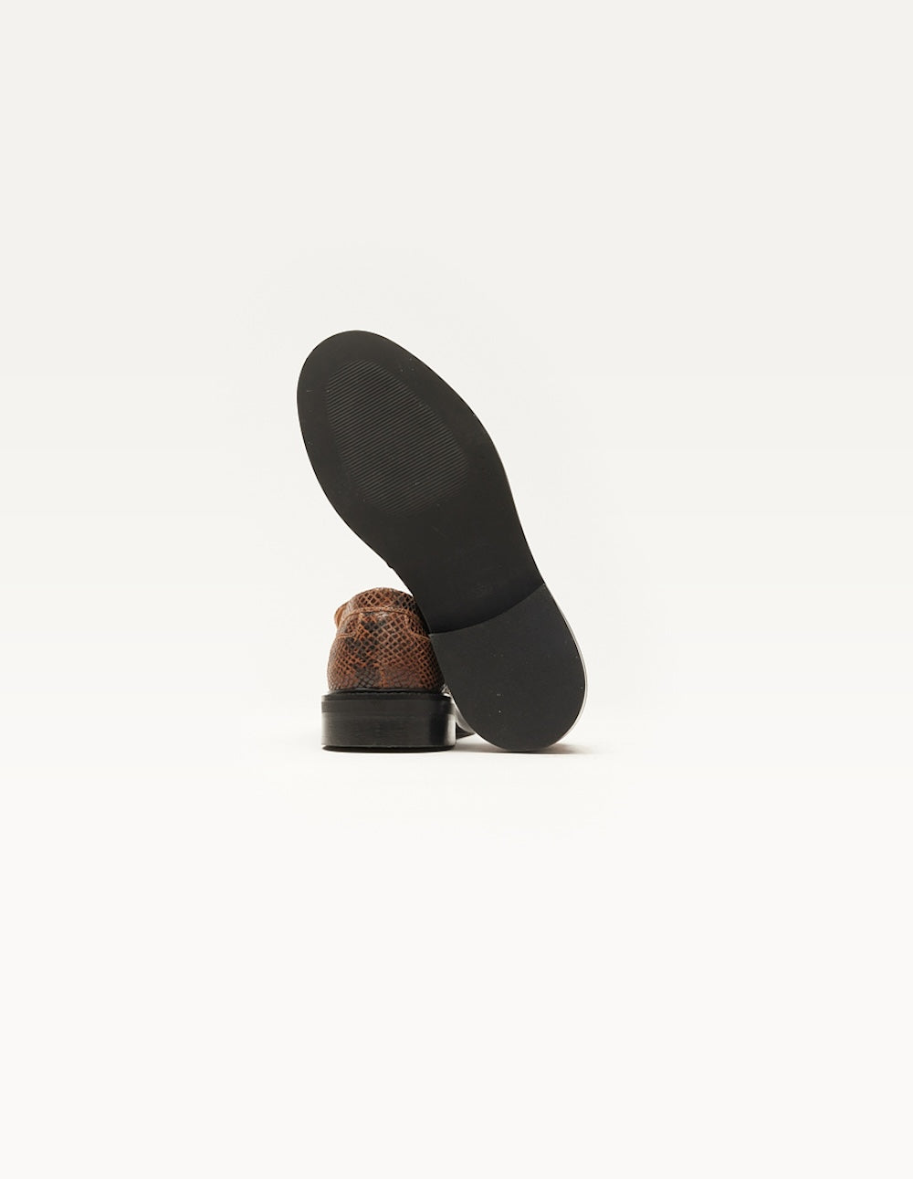Marjorie loafers - Cuir brown python