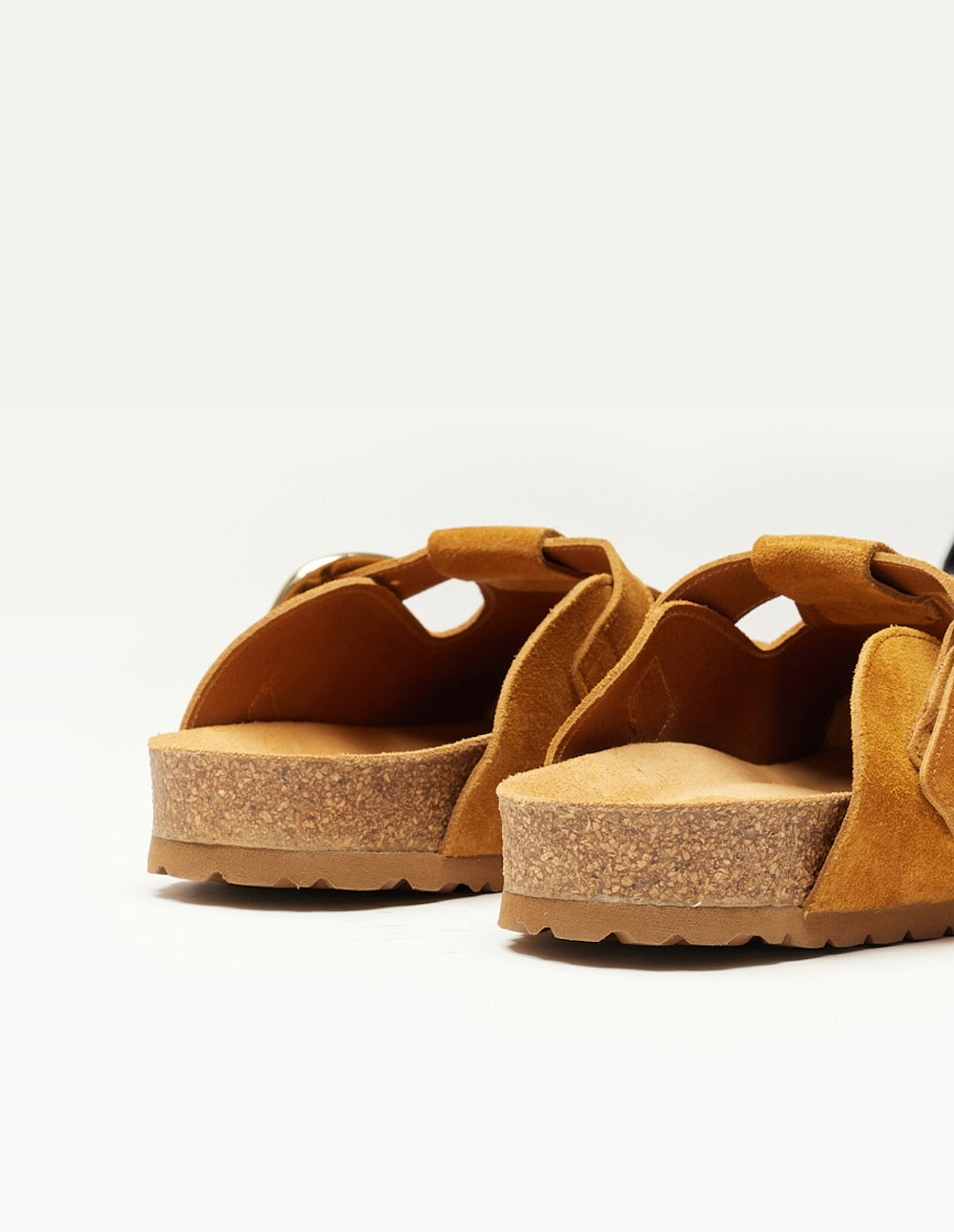 Matilda Mules - Beige Suede