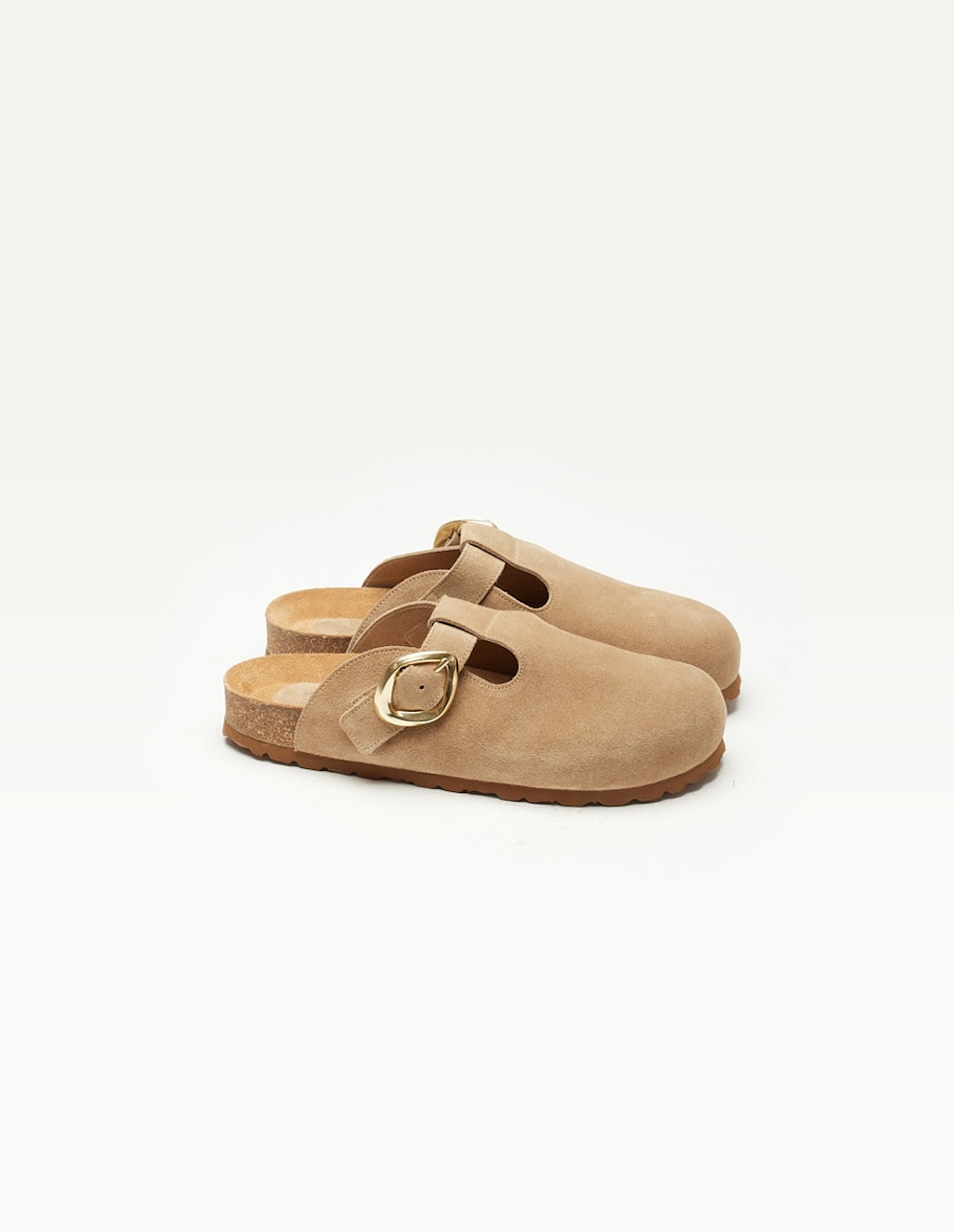 Matilda Mules - Suede taupe