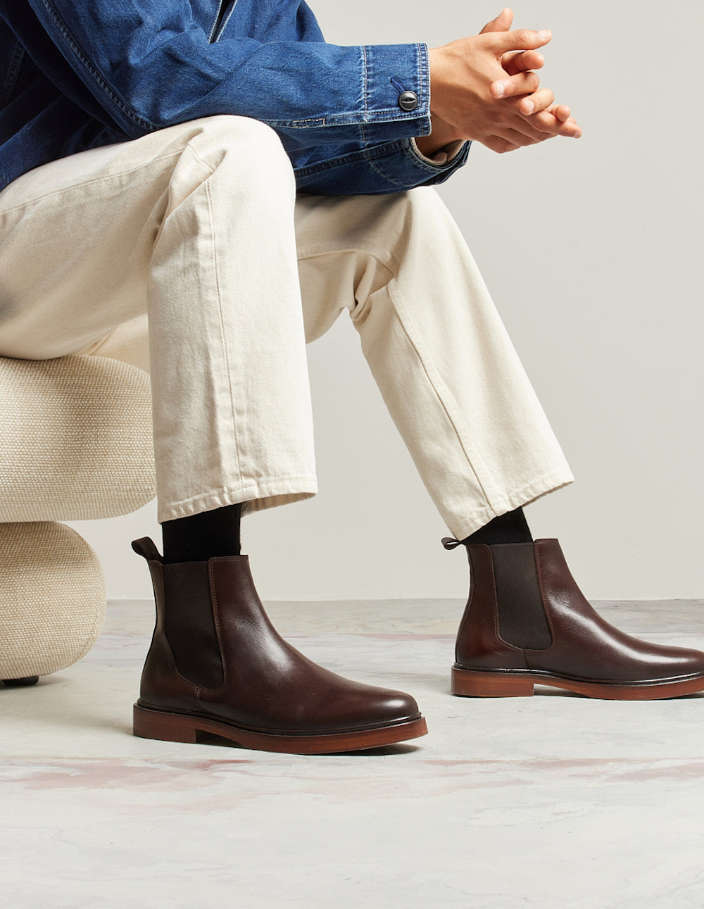 Nicolas ankle boots - brown leather