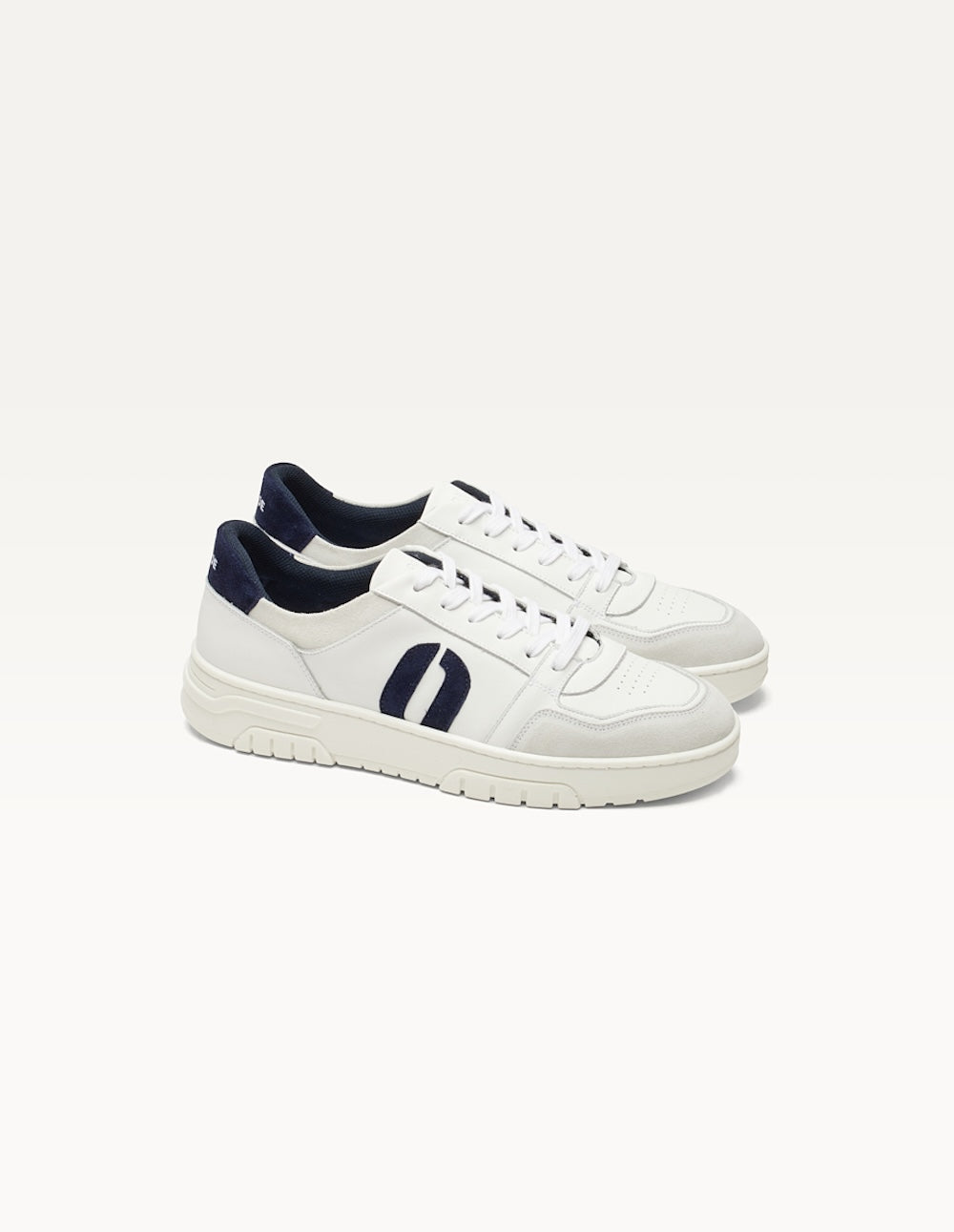 Baskets basses Nino - Blanc marine