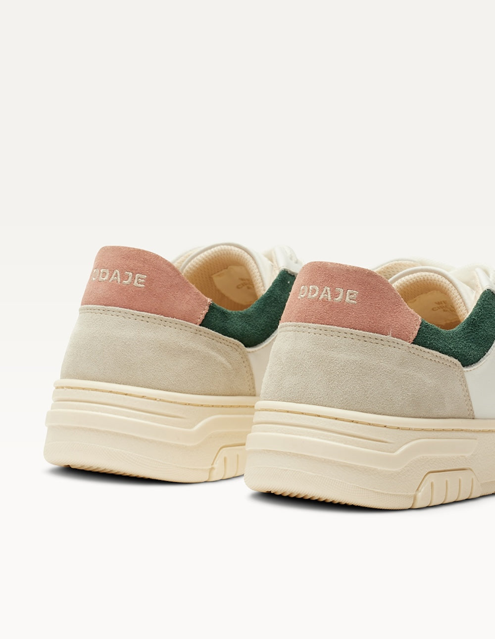Baskets basses Nora - Gris clair blanc canard