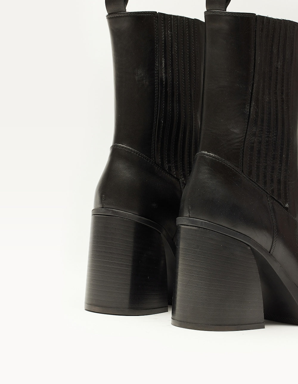 Paola ankle boots - Cuir noir