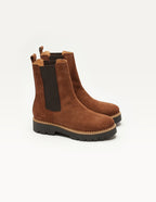 Poppy ankle boots - brown suede