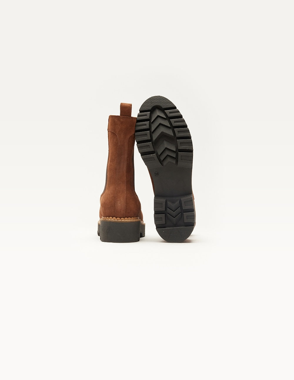 Poppy ankle boots - brown suede