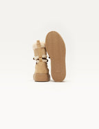 Sarah Fourrées Bottes - Taupe Suede