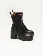 Sophie ankle boots - Cuir noir