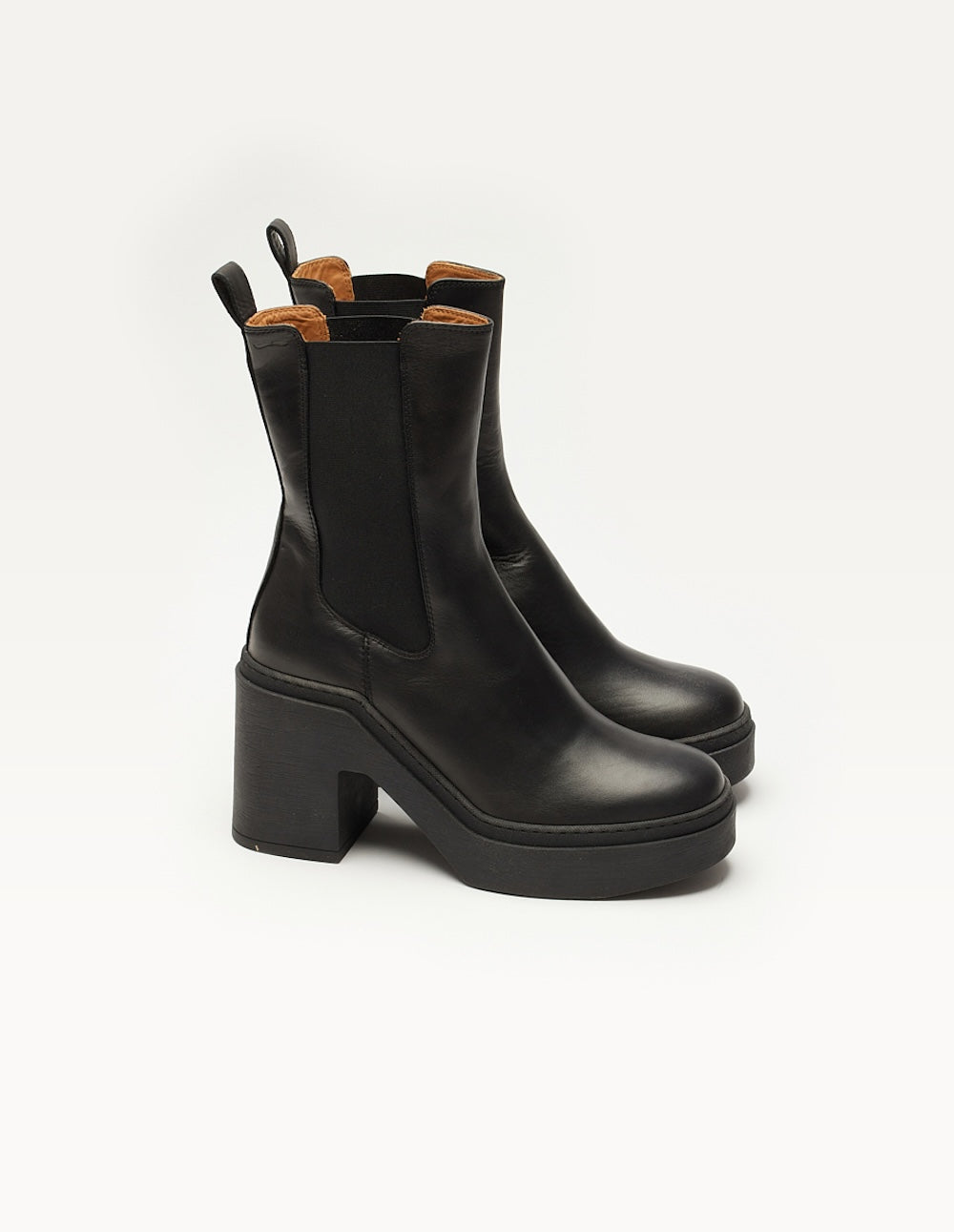 Sophie ankle boots - Cuir noir