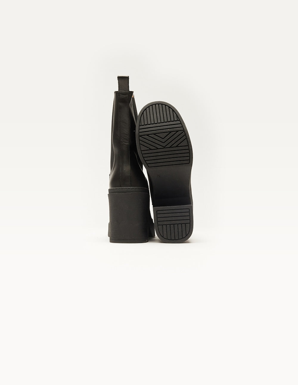 Sophie ankle boots - Cuir noir