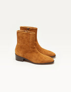 Sybille ankle boots - amber suede