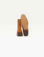 Sybille ankle boots - amber suede