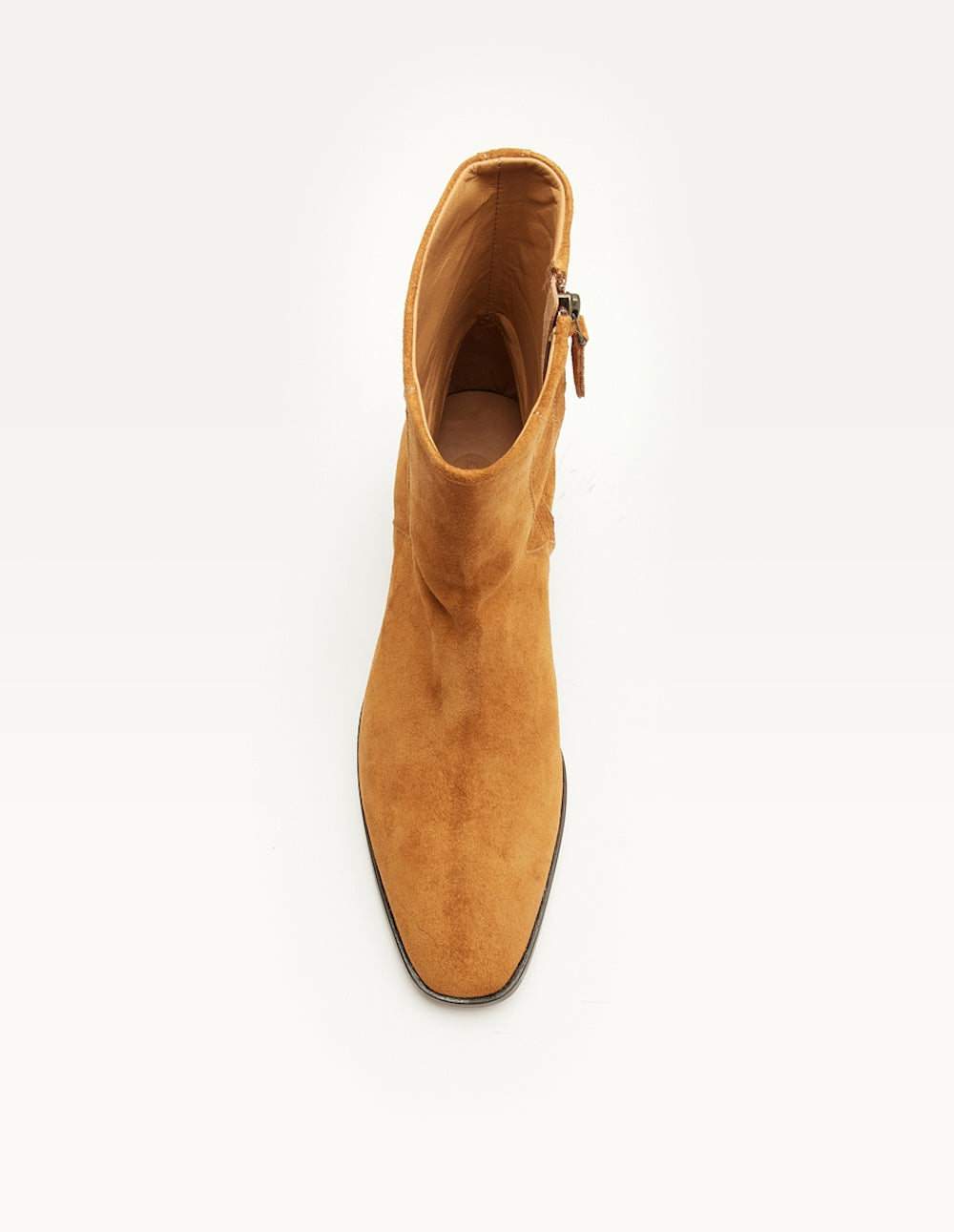 Sybille ankle boots - amber suede