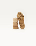 Talie laced ankle boots - Beige suède