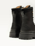 Tamara laced ankle boots - Cuir noir