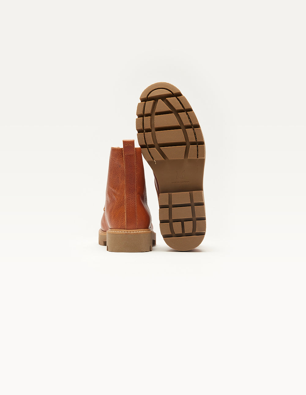 Bottines Théodore - Cognac grain pull-up
