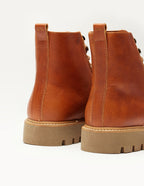Bottines Théodore - Cognac grain pull-up