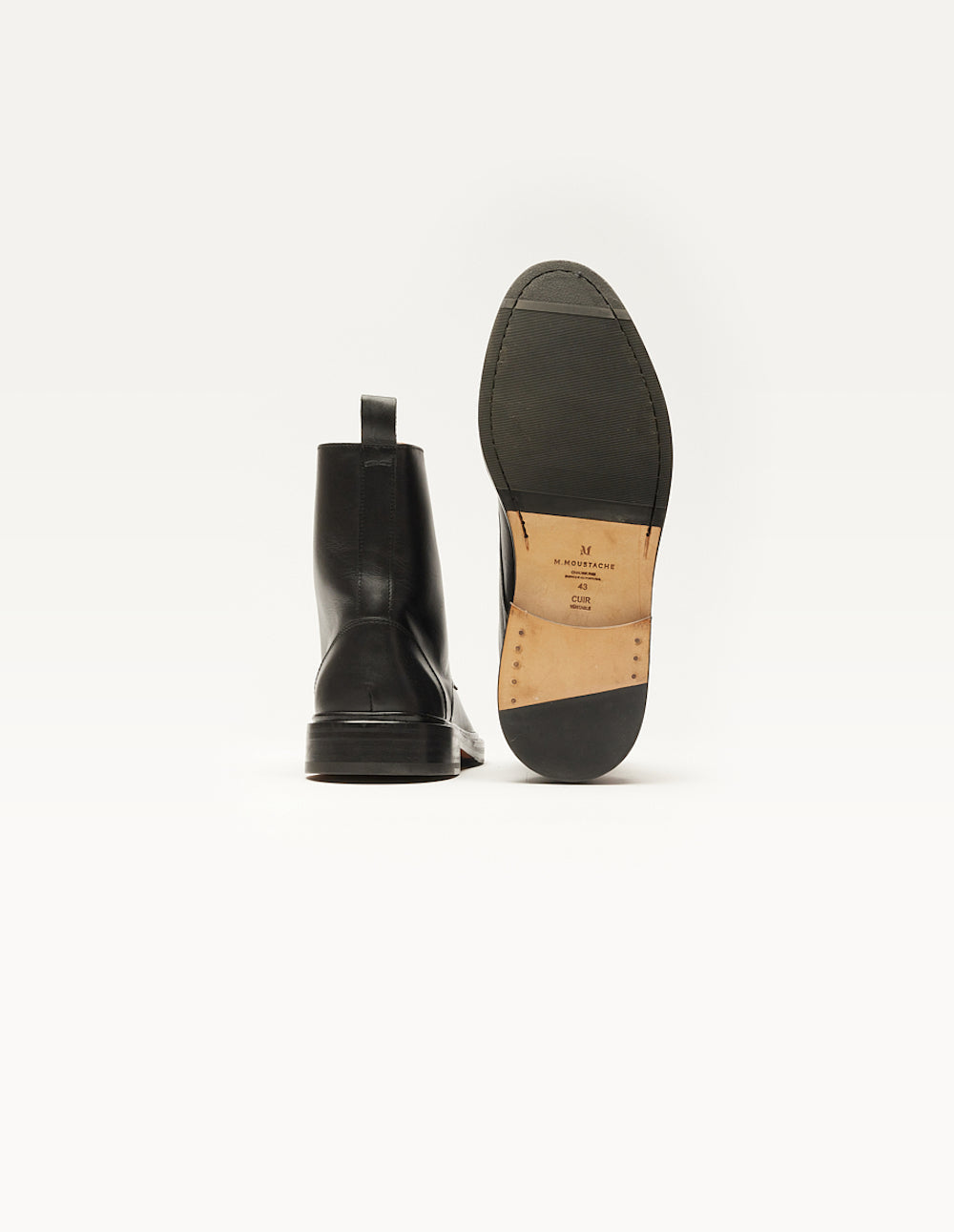 Timothée bottines - Cuir noir