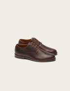 Derbies Antonin - Brown grain pull-up care