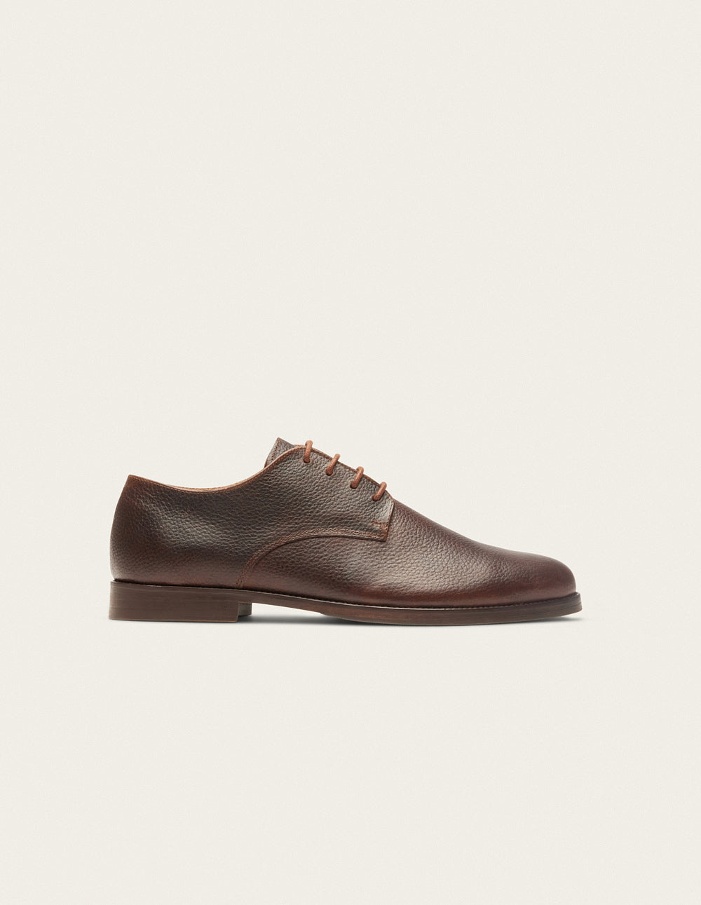 Derbies Antonin - Brown grain pull-up care