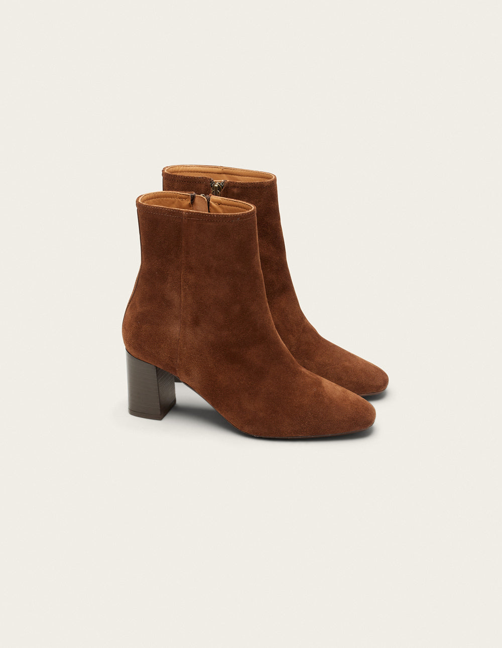 Brune ankle boots - Brown suède