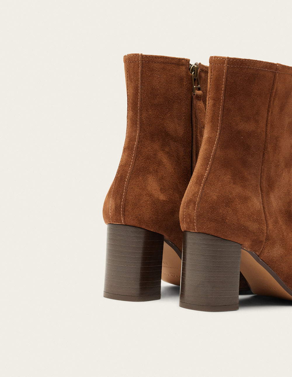 Brune ankle boots - Brown suède