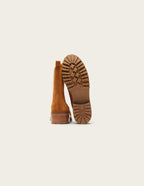 Bottines plates Dorianne - Suède ambre