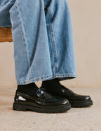 Elliot moccasins - Cuir box noir