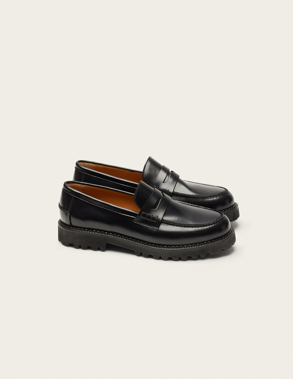 Elliot moccasins - Cuir box noir