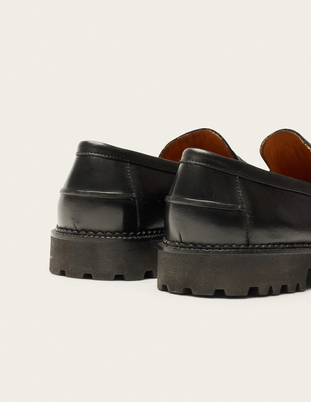 Elliot moccasins - Pampilles cuir noir