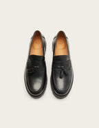 Elliot moccasins - Pampilles cuir noir