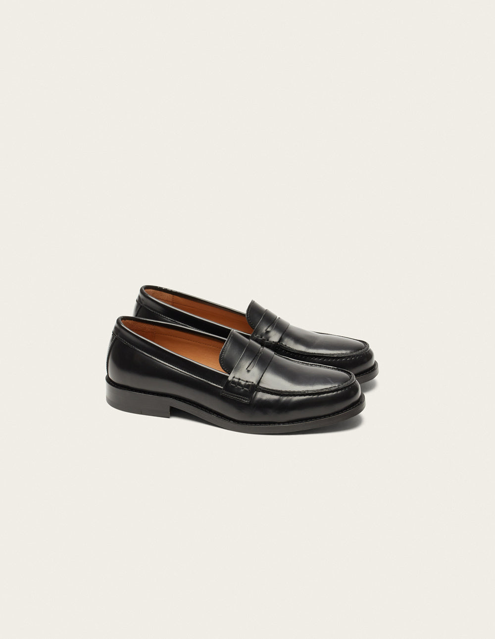 Fanny Moccasins - Cuir box noir