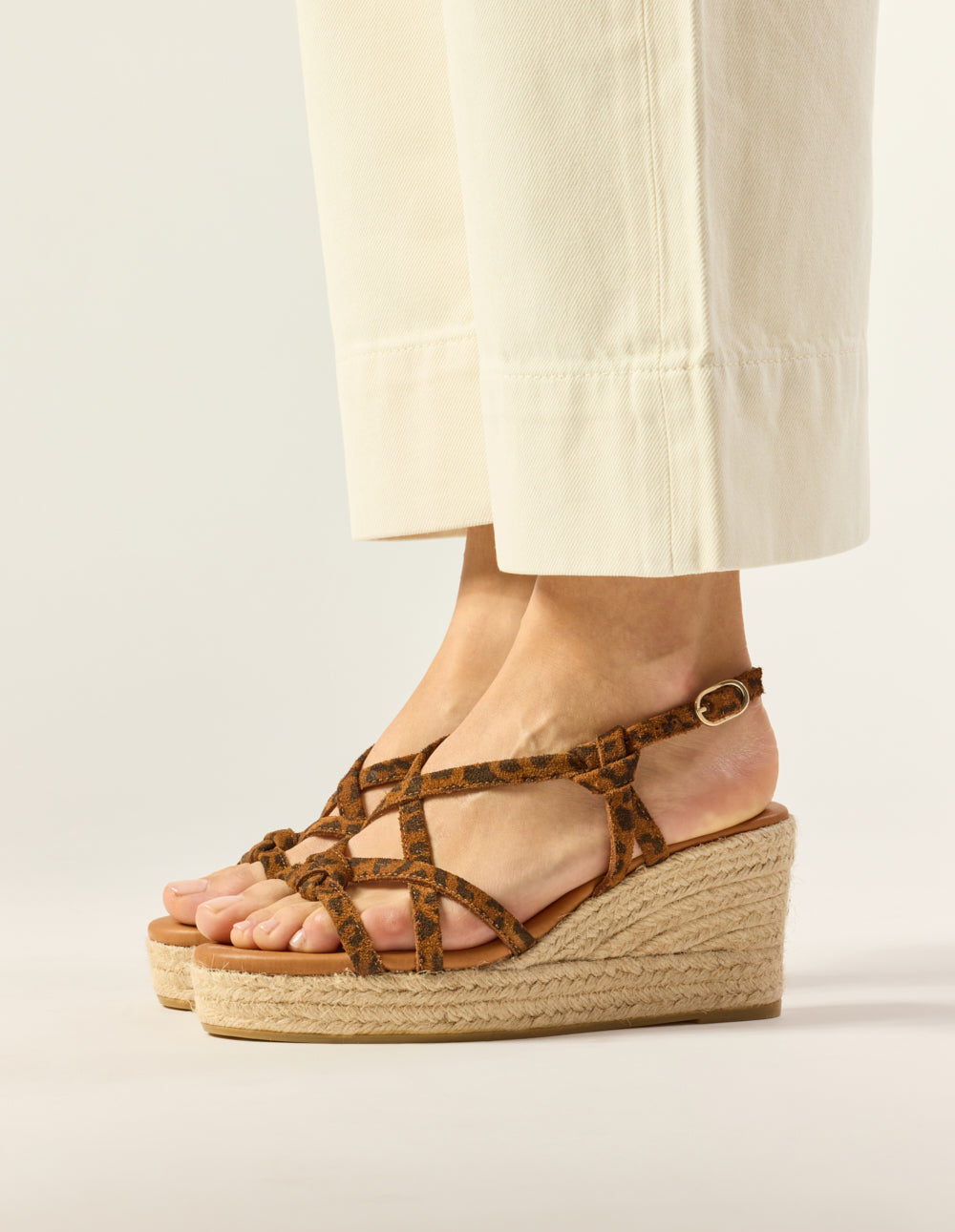Fidi Espadrilles - Leopard Suede
