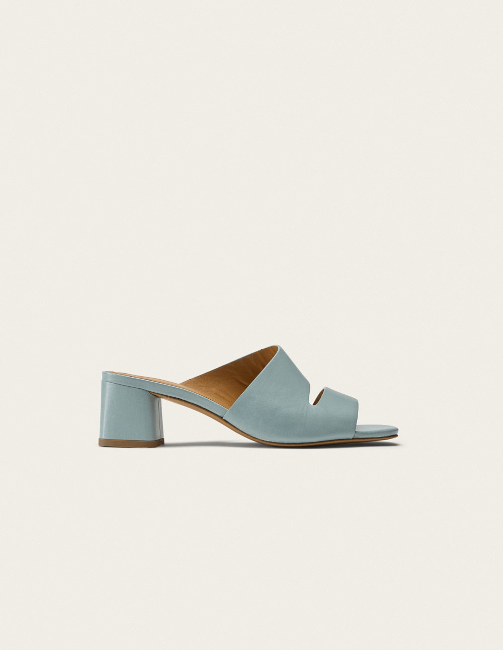 Mules Fika - Cuir ciel