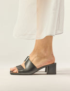 Mules Fika - Cuir noir
