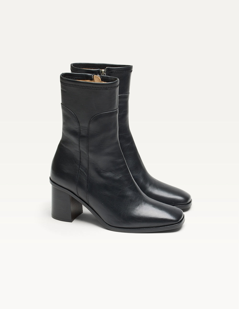 Frida ankle boots - Cuir noir