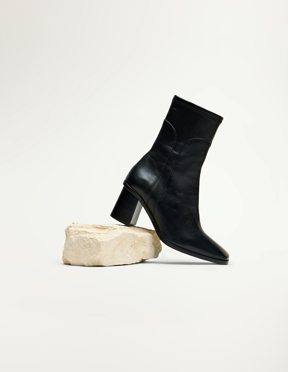 Frida ankle boots - Cuir noir