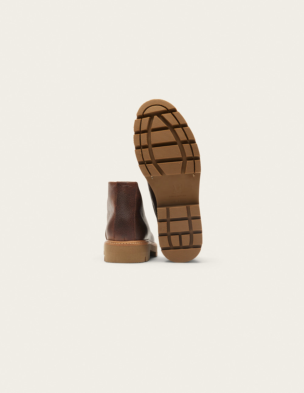 Bottines Grégoire - Brown grained pull up leather