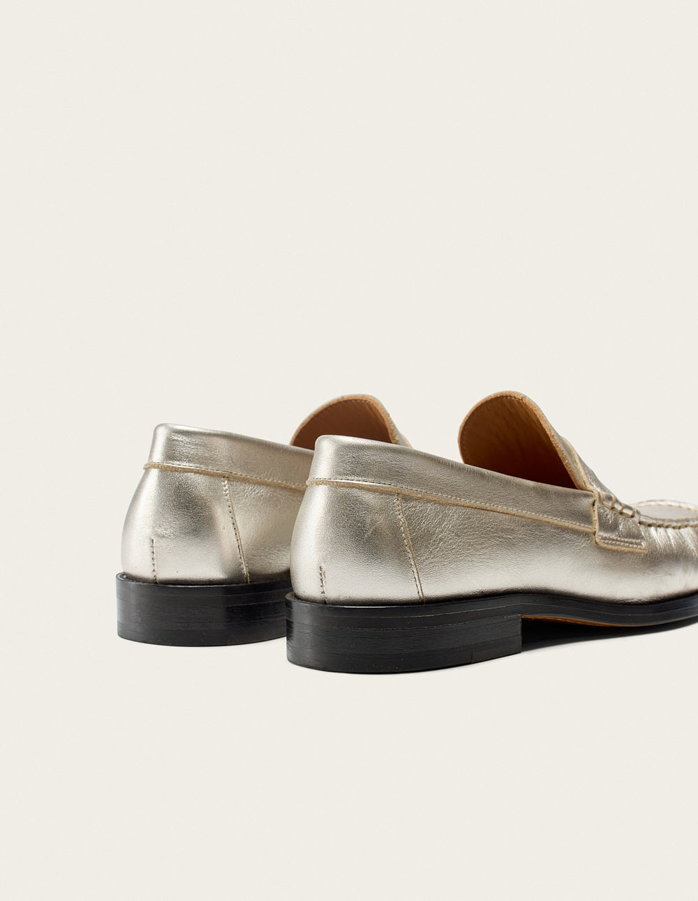 Halley loafers - Argentine pleated leather