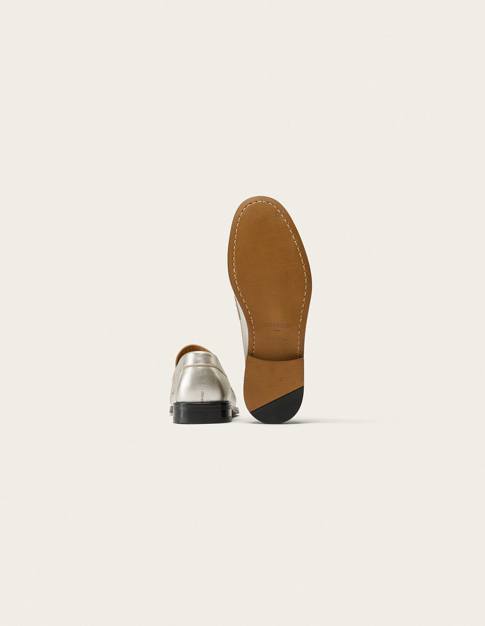 Halley loafers - Argentine pleated leather