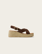 Hawa Espadrilles - Brown Suede