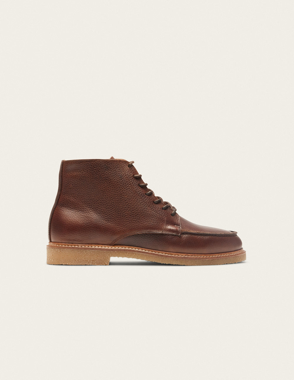 Hugo Bottines - Brown grained pull-up leather