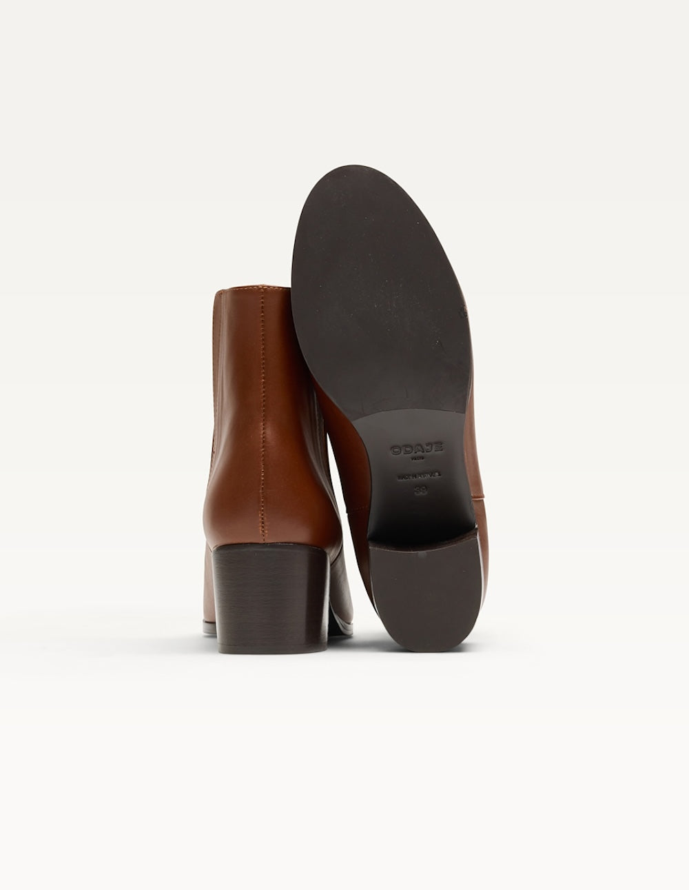 Jeanne M tall ankle boots - Brown color