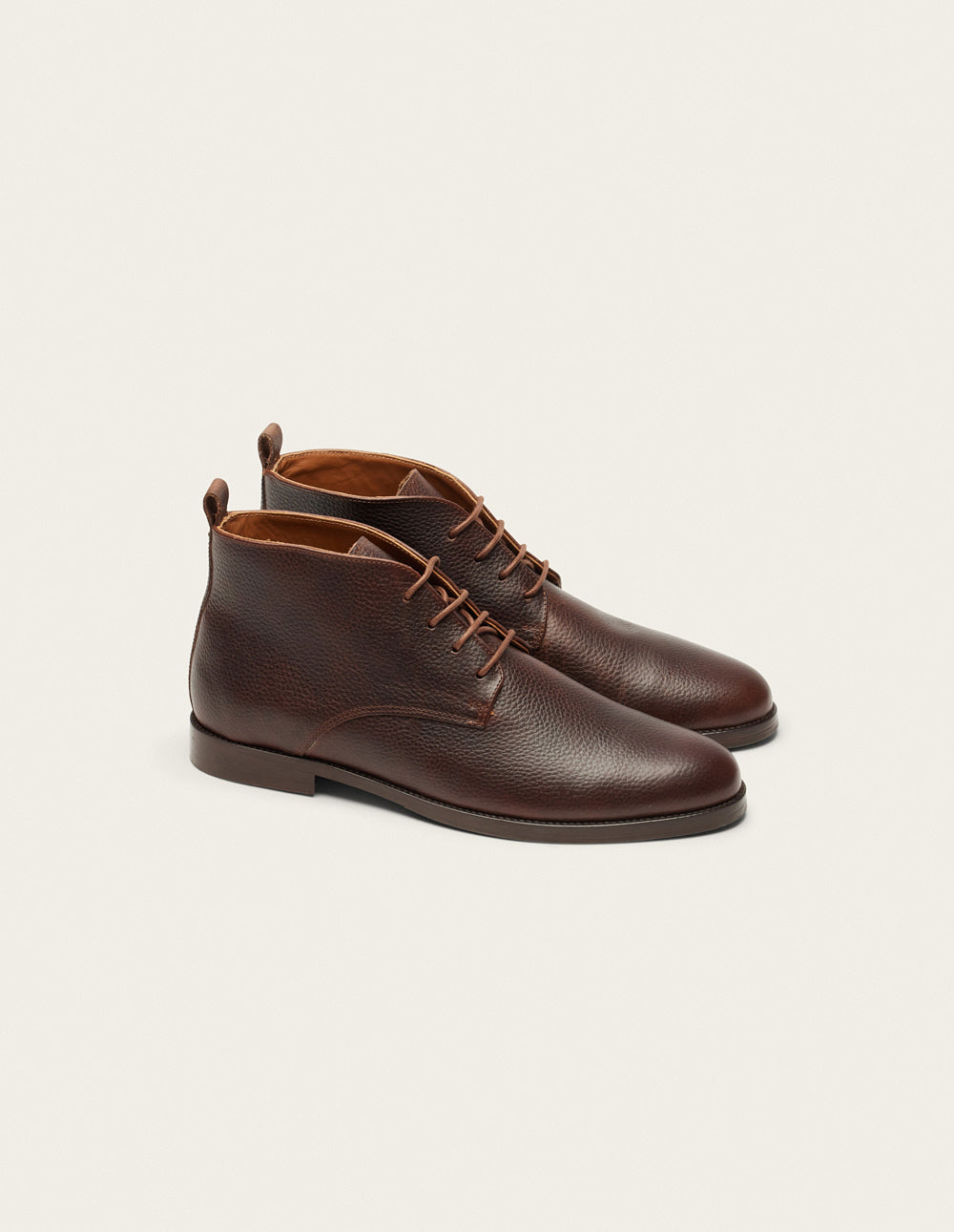 Jérome Bottines - Brown Grain Pull-Up Cure