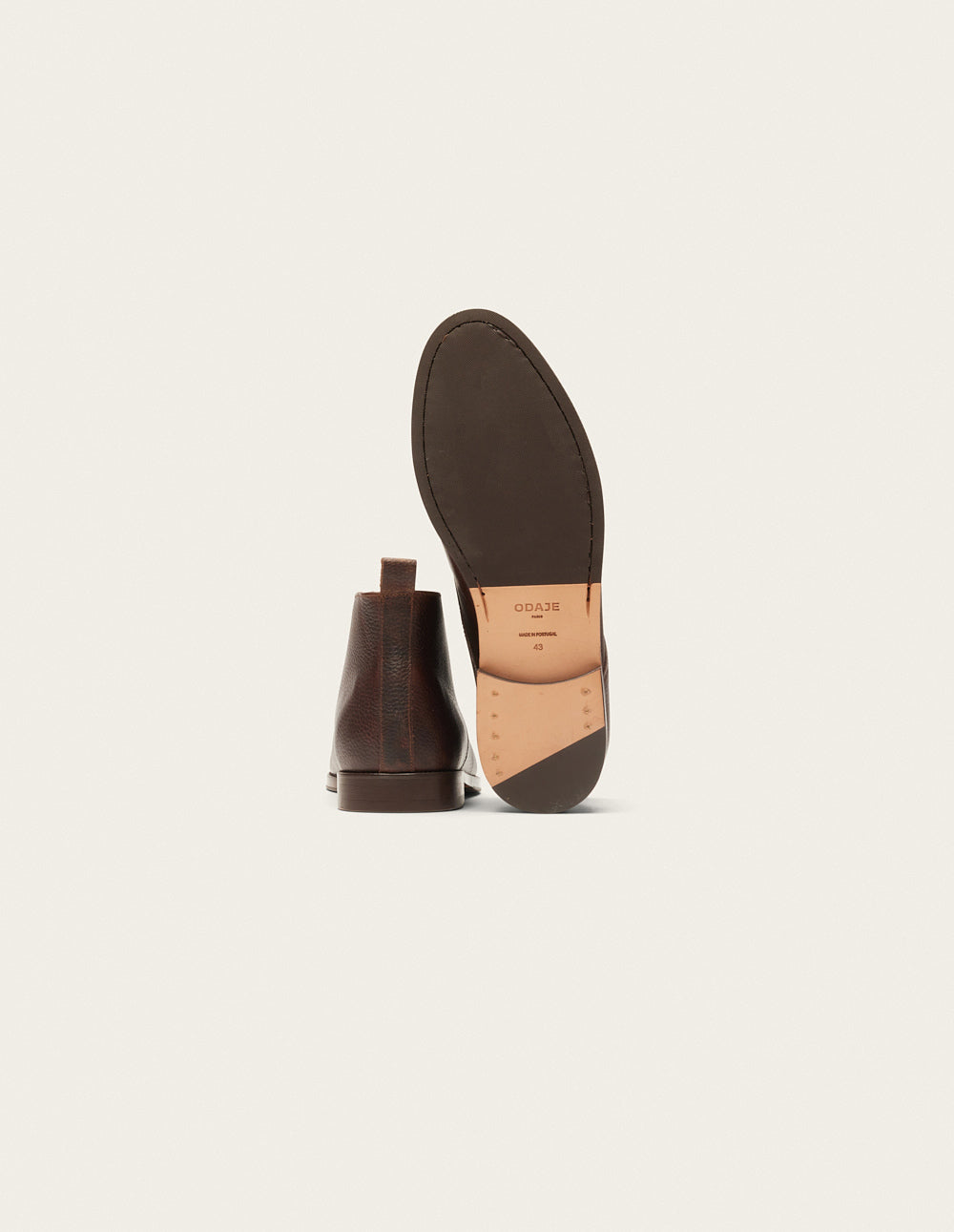Jérome Bottines - Brown Grain Pull-Up Cure