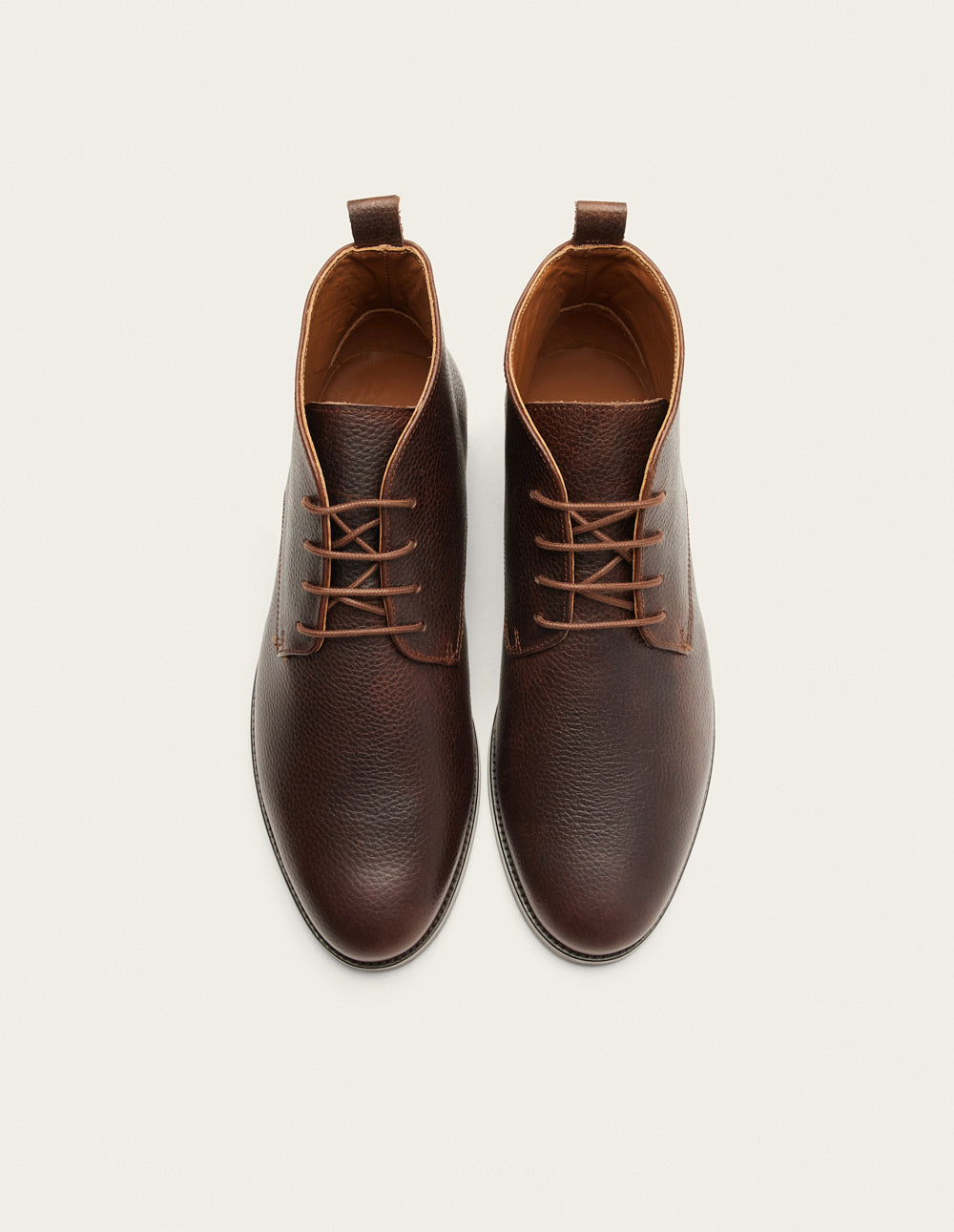 Jérome Bottines - Brown Grain Pull-Up Cure
