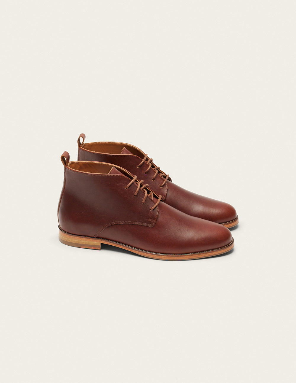 Bottines Jérome - Terracotta pull-up leather