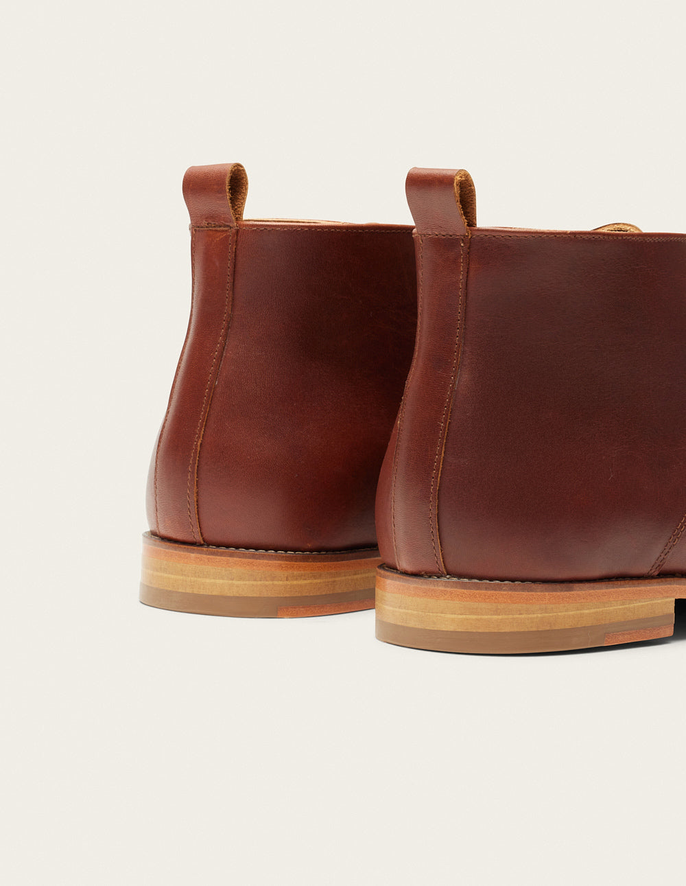 Bottines Jérome - Terracotta pull-up leather