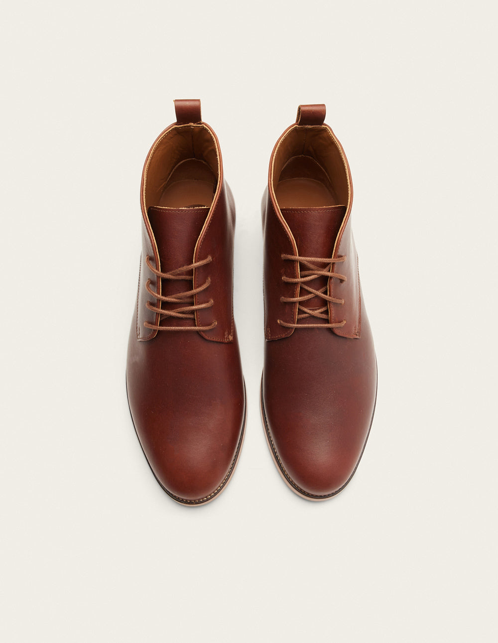 Bottines Jérome - Terracotta pull-up leather