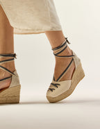 Lanzo Espadrilles - Ecru Toile