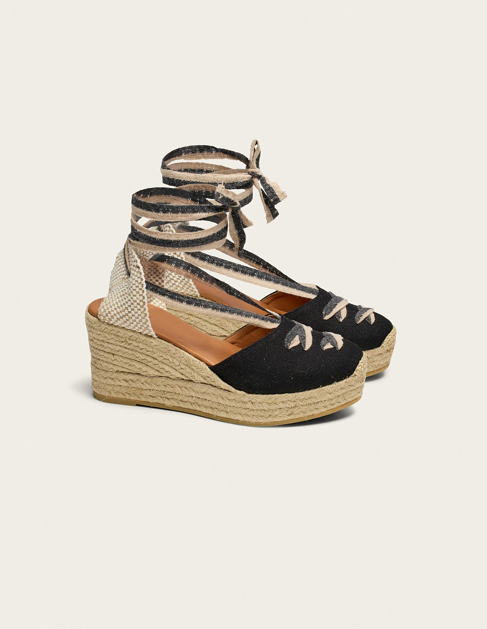 Lanzo Espadrilles - Toile noir